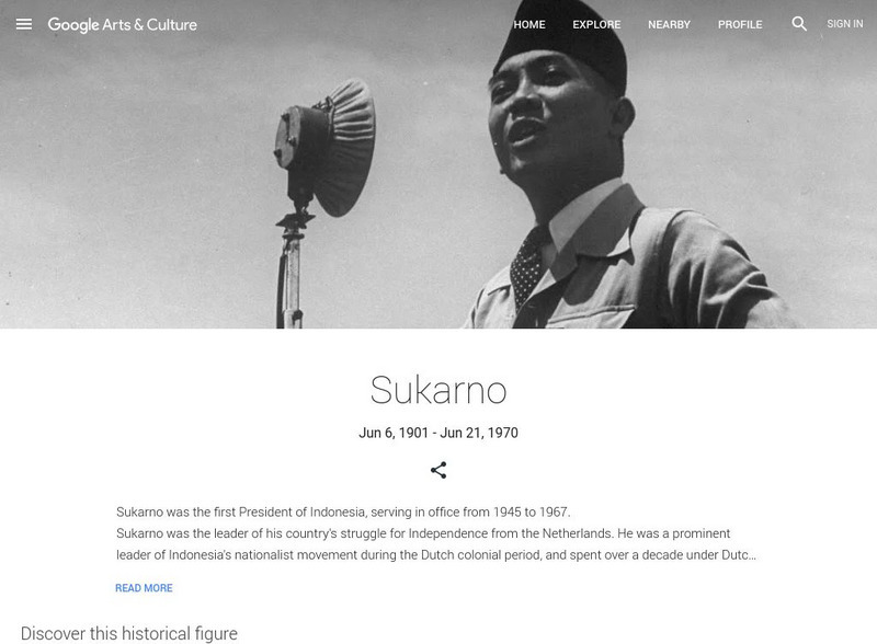 Google Cultural Institute: Sukarno Handout Google Cultural Institute: Sukarno Handout
