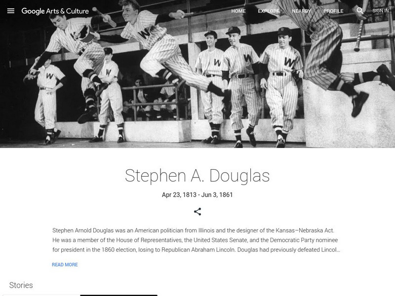 Google Cultural Institute: Stephen A. Douglas Handout Google Cultural Institute: Stephen A. Douglas Handout