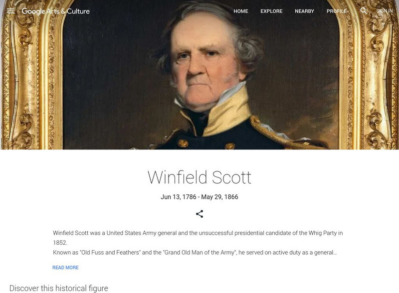 Google Cultural Institute: Winfield Scott Handout
