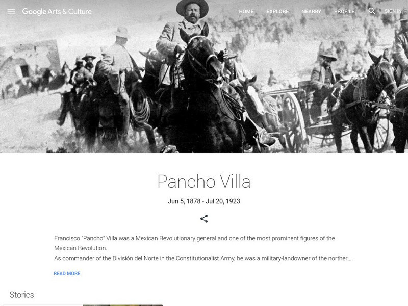 Google Cultural Institute: Pancho Villa Handout Google Cultural Institute: Pancho Villa Handout