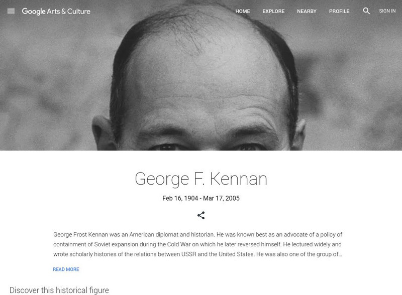 Google Cultural Institute: George F. Kennan Handout