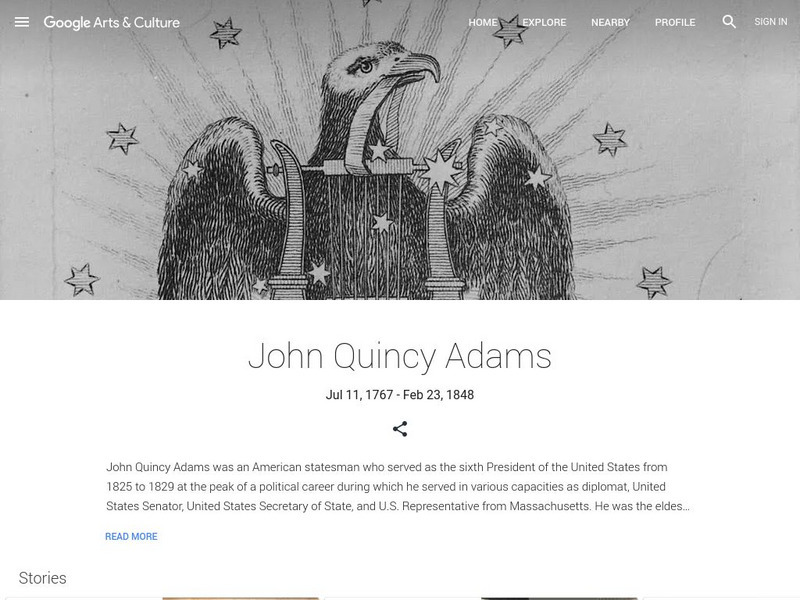 Google Cultural Institute: John Quincy Adams Handout