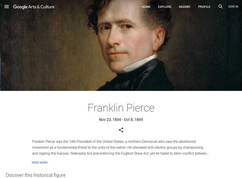 Google Cultural Institute: Franklin Pierce Handout