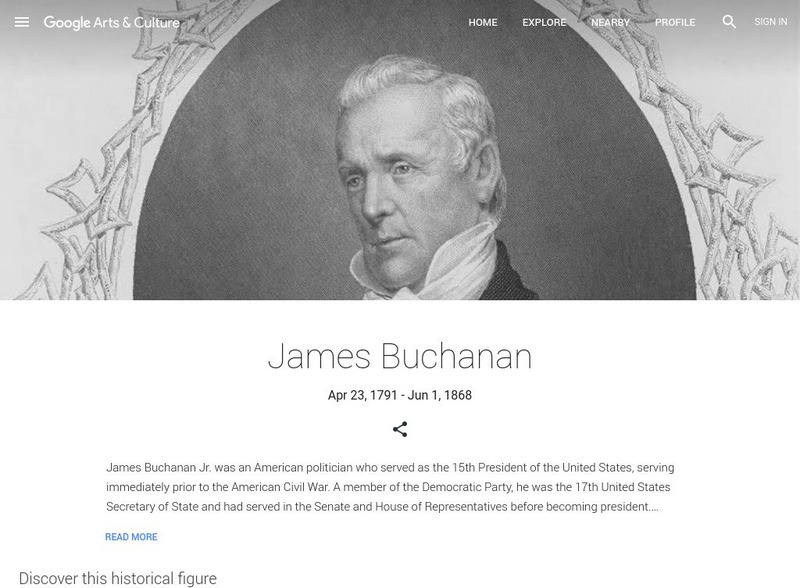 Google Cultural Institute: James Buchanan Handout