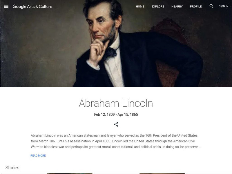 Google Cultural Institute: Abraham Lincoln Handout