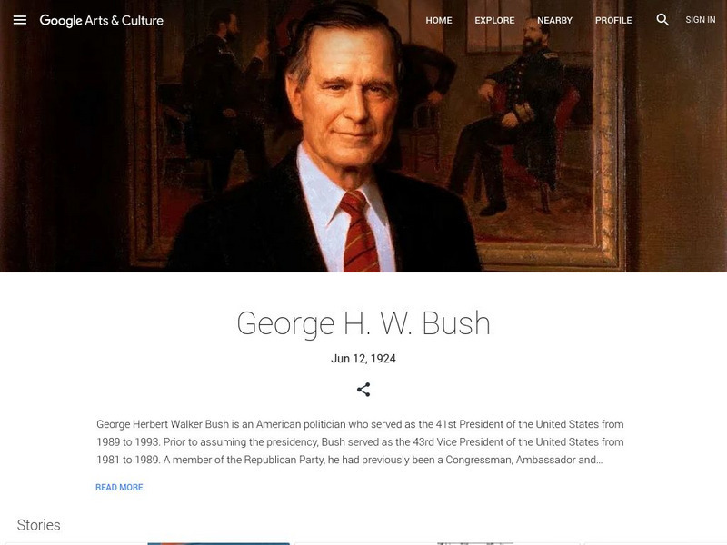 Google Cultural Institute: George H. W. Bush Handout