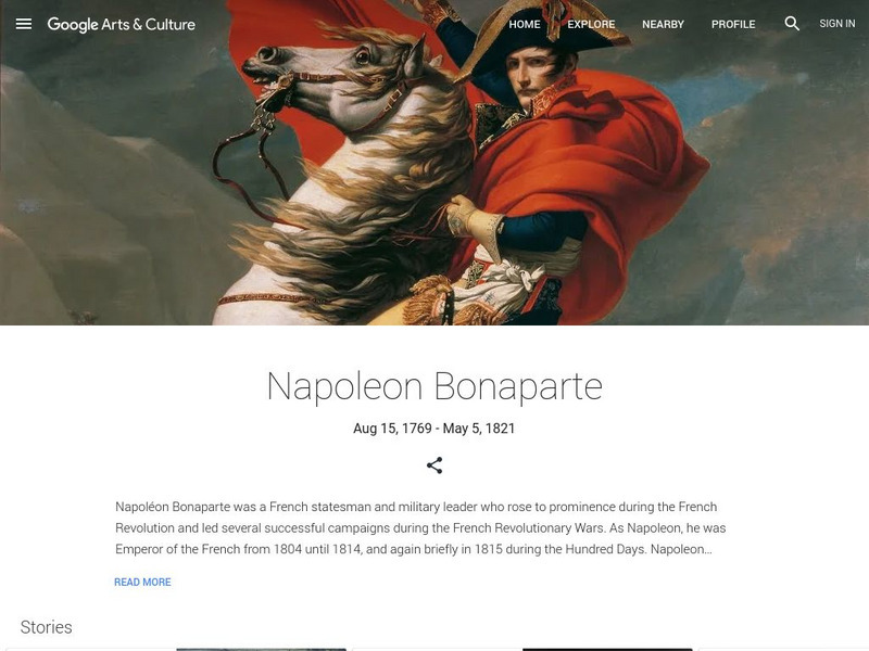 Google Cultural Institute: Napoleon Handout Google Cultural Institute: Napoleon Handout
