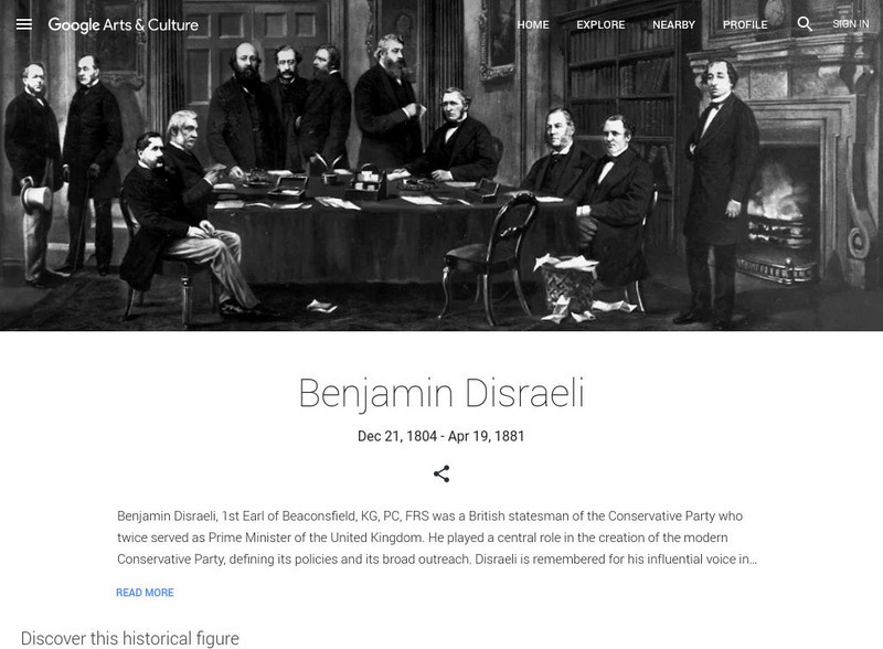 Google Cultural Institute: Benjamin Disraeli Handout