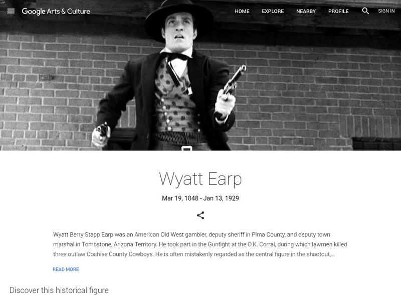 Google Cultural Institute: Wyatt Earp Handout