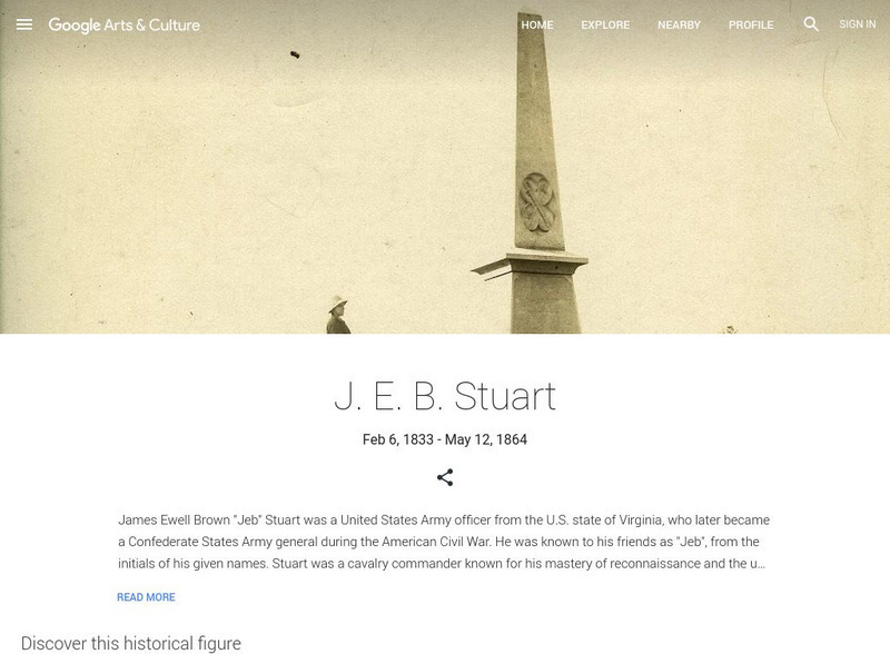 Google Cultural Institute: J. E. B. Stuart Handout