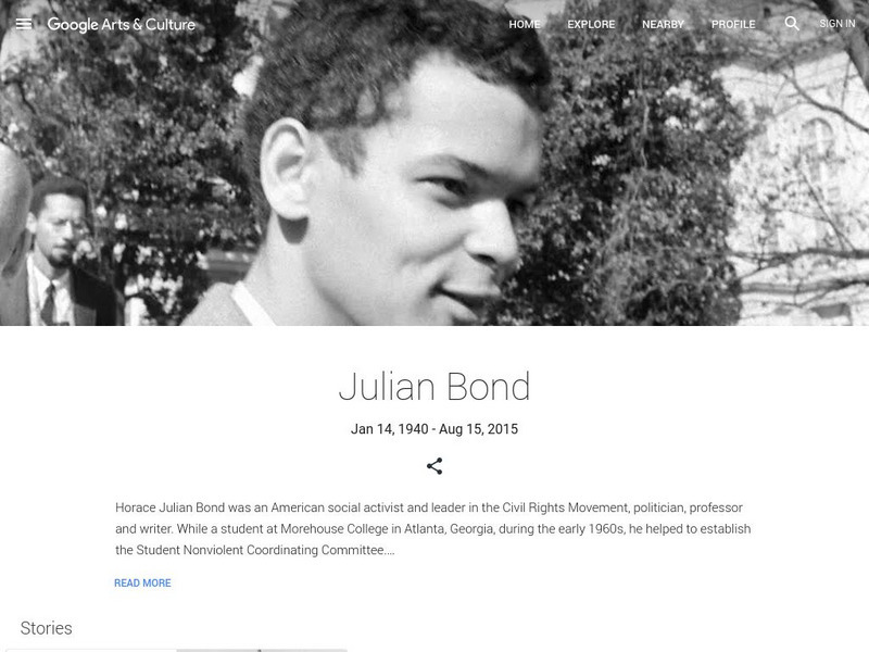 Google Cultural Institute: Julian Bond Handout