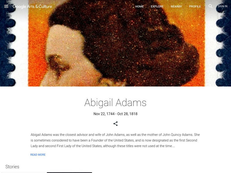 Google Cultural Institute: Abigail Adams Handout