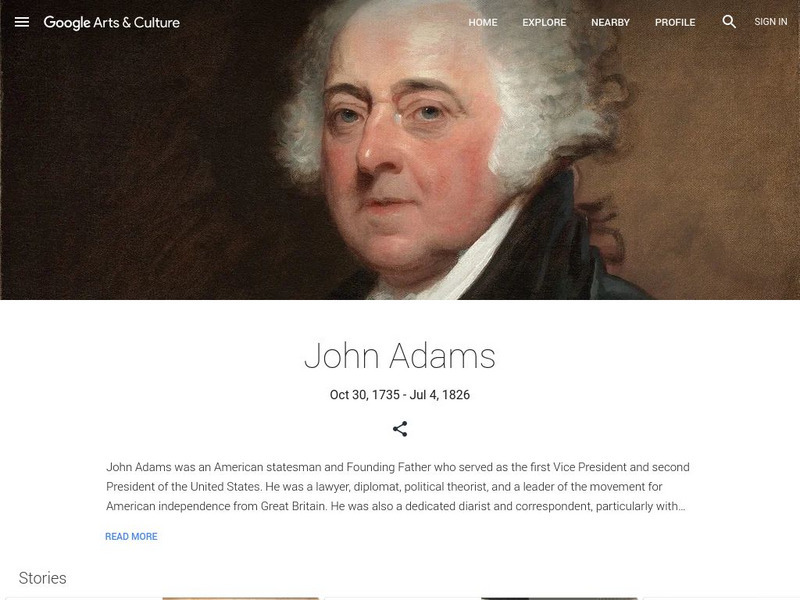 Google Cultural Institute: John Adams Handout Google Cultural Institute: John Adams Handout