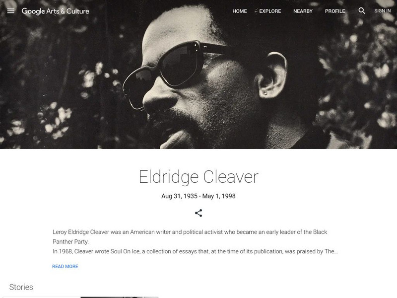Google Cultural Institute: Eldridge Cleaver Handout