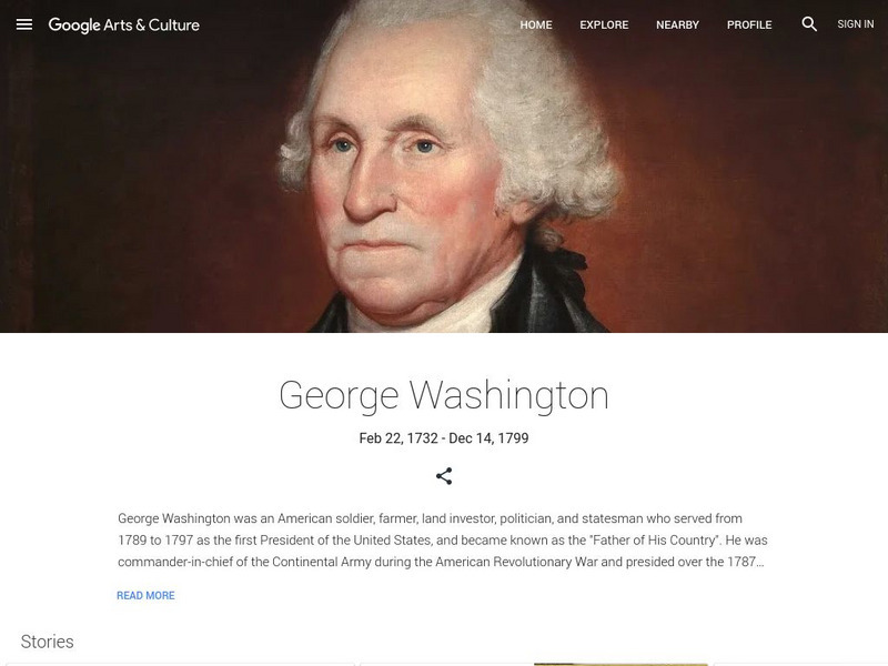 Google Cultural Institute: George Washington Handout Google Cultural Institute: George Washington Handout