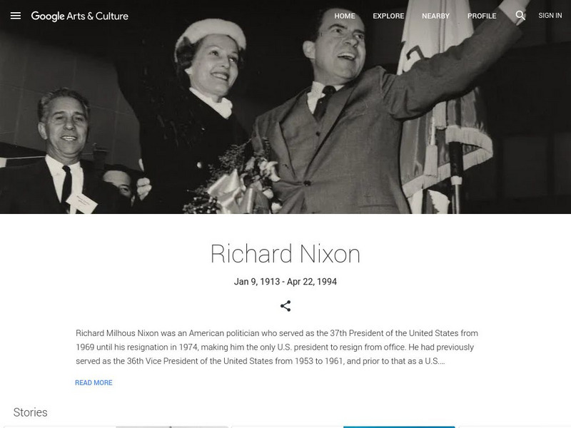 Google Cultural Institute: Richard Nixon Handout
