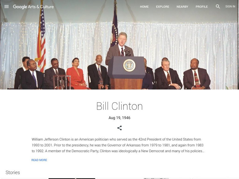 Google Cultural Institute: Bill Clinton Handout