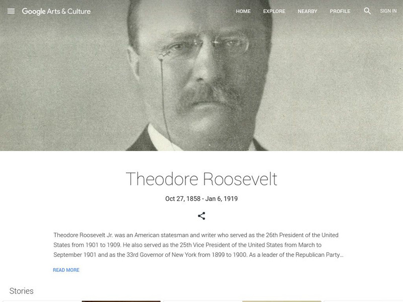 Google Cultural Institute: Theodore Roosevelt Handout Google Cultural Institute: Theodore Roosevelt Handout