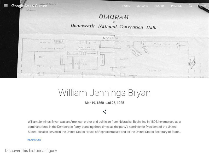 Google Cultural Institute: William Jennings Bryan Handout