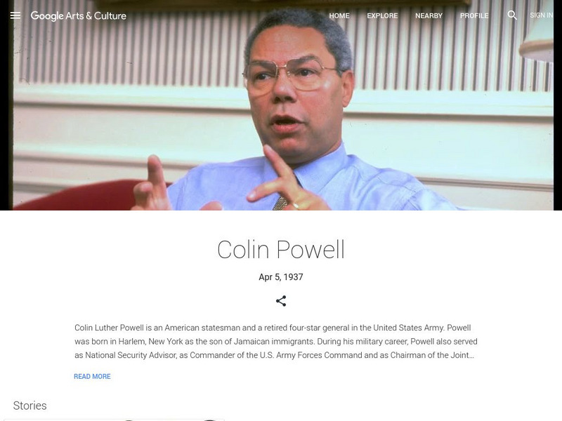 Google Cultural Institute: Colin Powell Handout