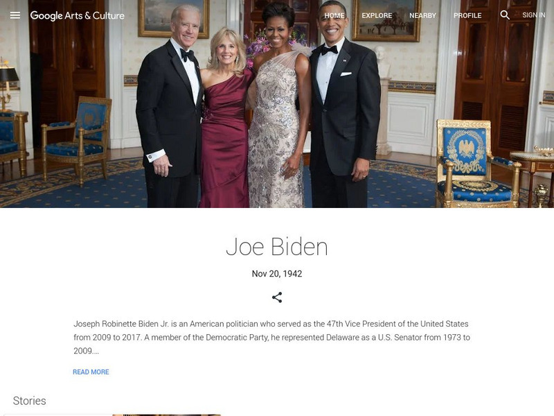 Google Cultural Institute: Joe Biden Handout