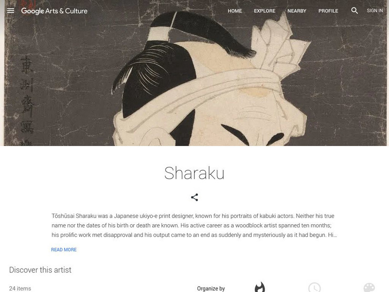 Google Cultural Institute: Sharaku Handout