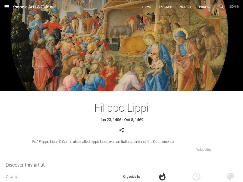 Google Cultural Institute: Filippo Lippi Handout Google Cultural Institute: Filippo Lippi Handout