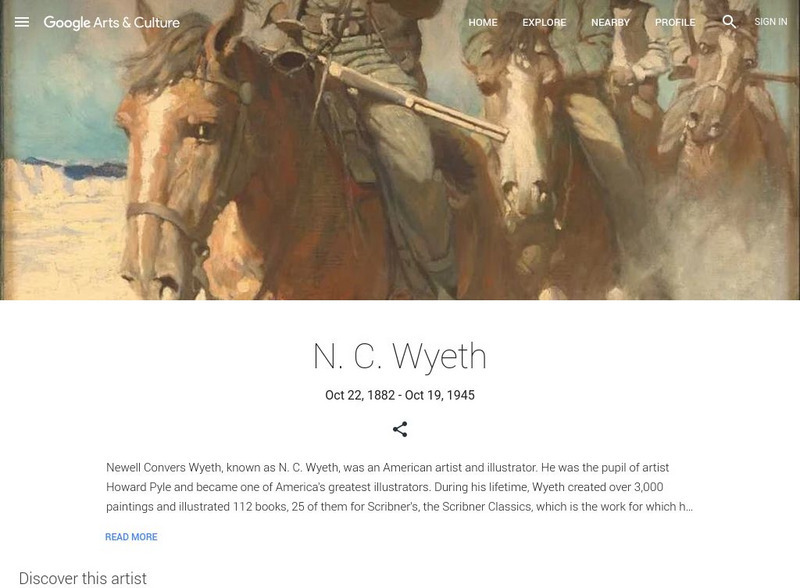 Google Cultural Institute: N. C. Wyeth Handout Google Cultural Institute: N. C. Wyeth Handout