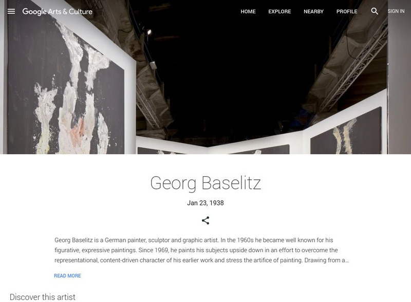 Google Cultural Institute: Georg Baselitz Handout
