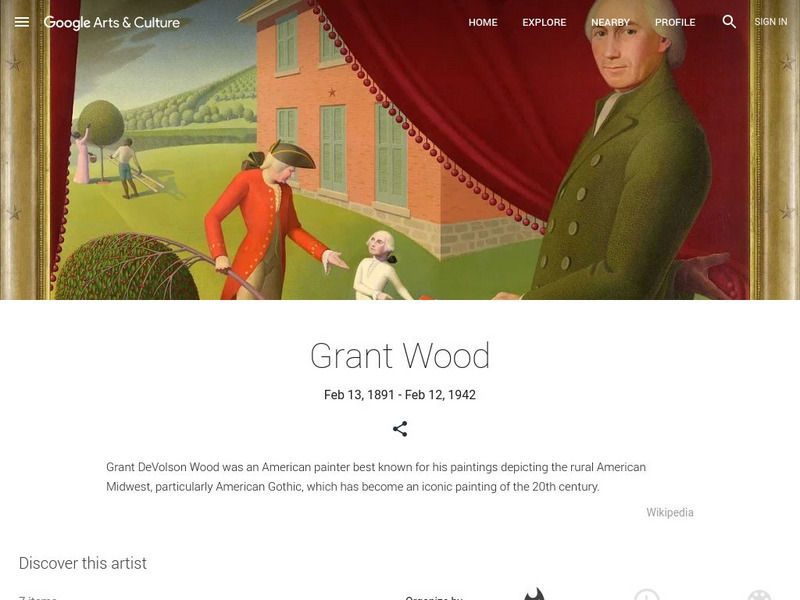 Google Cultural Institute: Grant Wood Handout