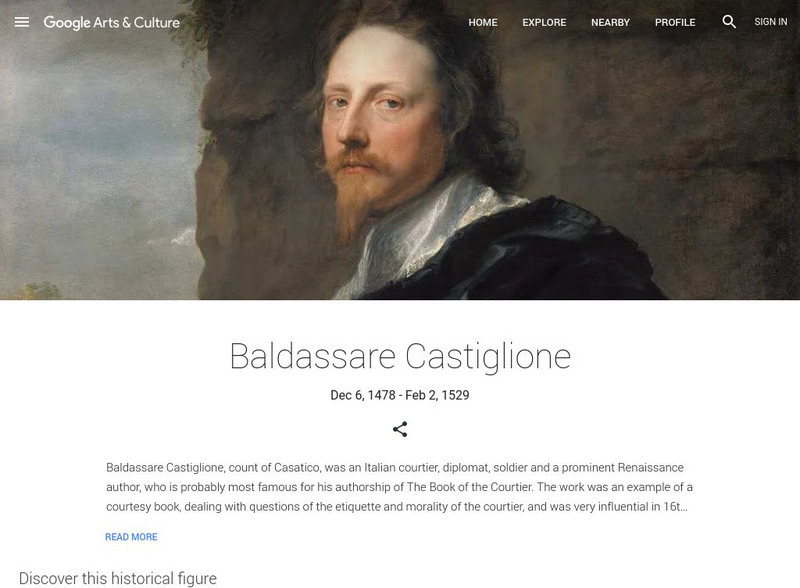 Google Cultural Institute: Baldassare Castiglione Handout