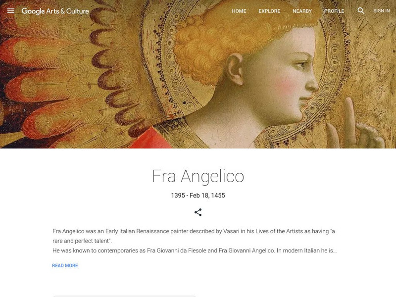 Google Cultural Institute: Fra Angelico Handout