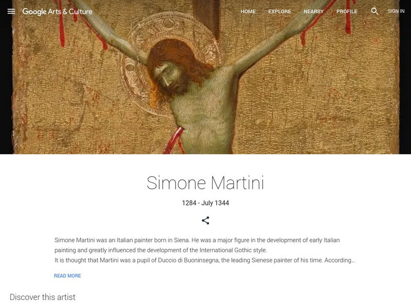 Google Cultural Institute: Simone Martini Handout