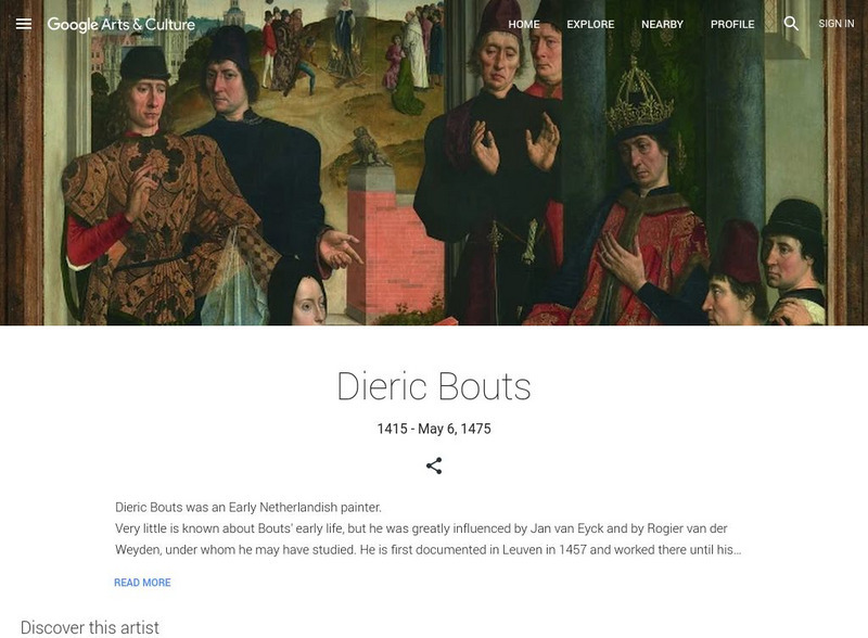 Google Cultural Institute: Dieric Bouts Handout Google Cultural Institute: Dieric Bouts Handout