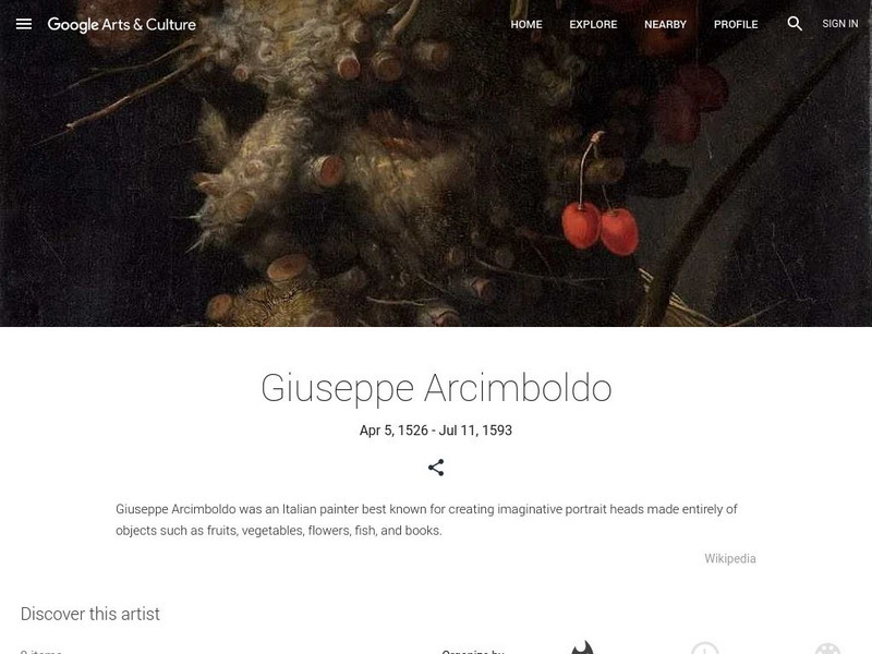 Google Cultural Institute: Giuseppe Arcimboldo Handout