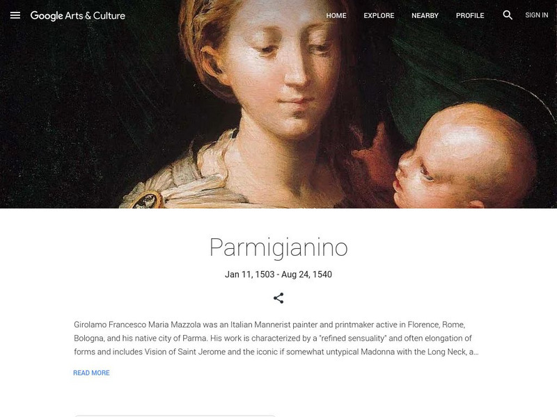 Google Cultural Institute: Parmigianino Handout