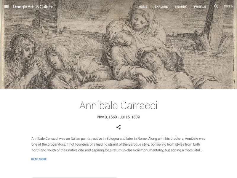 Google Cultural Institute: Annibale Carracci Handout