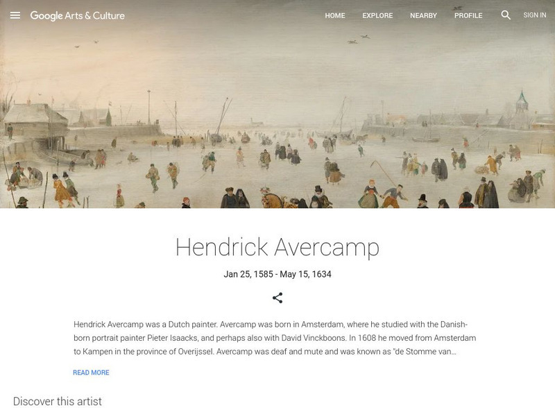Google Cultural Institute: Hendrick Avercamp Handout Google Cultural Institute: Hendrick Avercamp Handout