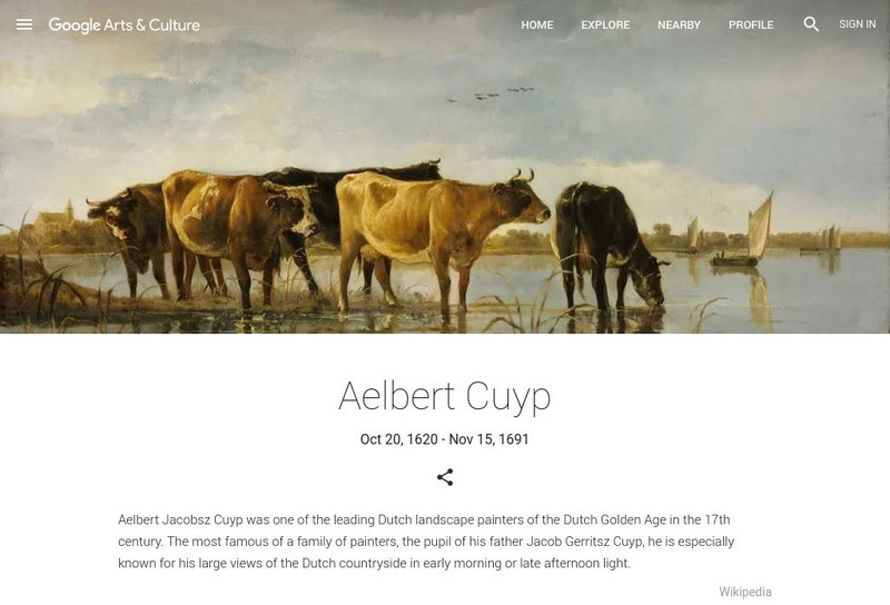 Google Cultural Institute: Aelbert Cuyp Handout Google Cultural Institute: Aelbert Cuyp Handout