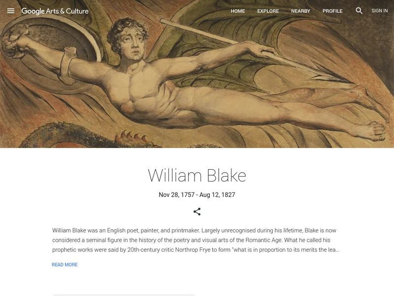 Google Cultural Institute: William Blake Handout