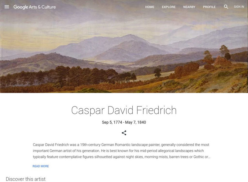 Google Cultural Institute: Caspar David Friedrich Handout