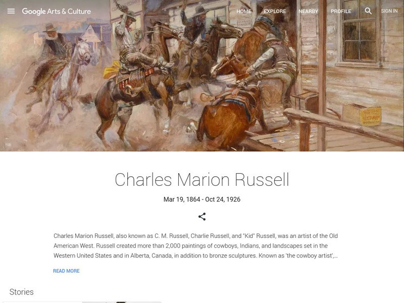 Google Cultural Institute: Charles Marion Russell Handout