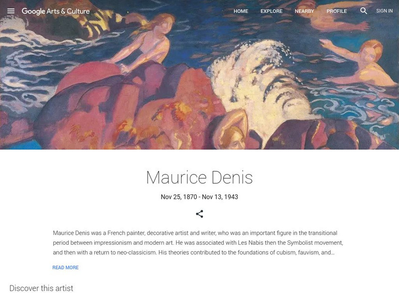 Google Cultural Institute: Maurice Denis Handout