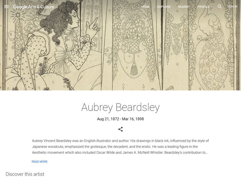 Google Cultural Institute: Aubrey Beardsley Handout