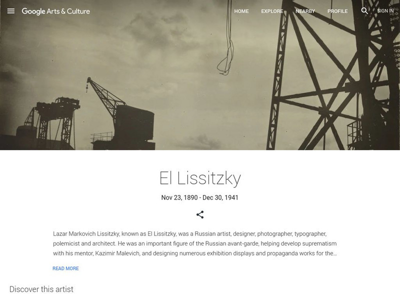 Google Cultural Institute: El Lissitzky Handout