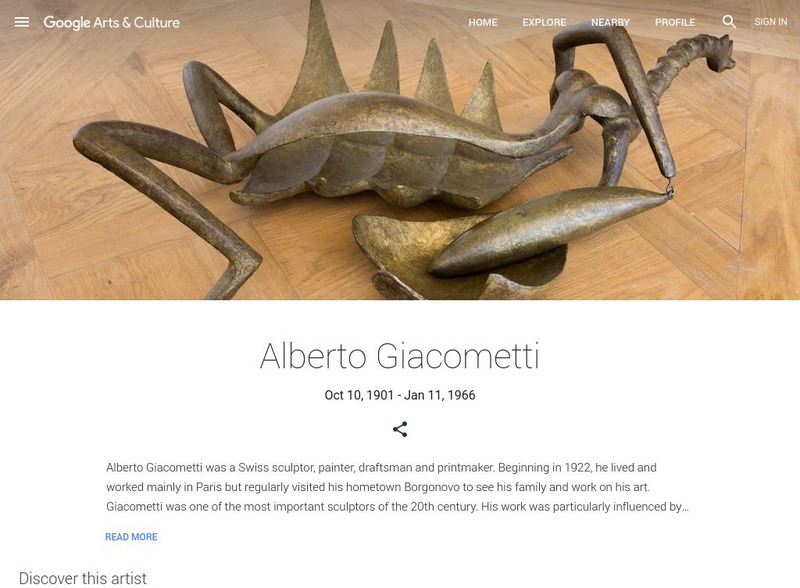 Google Cultural Institute: Alberto Giacometti Handout