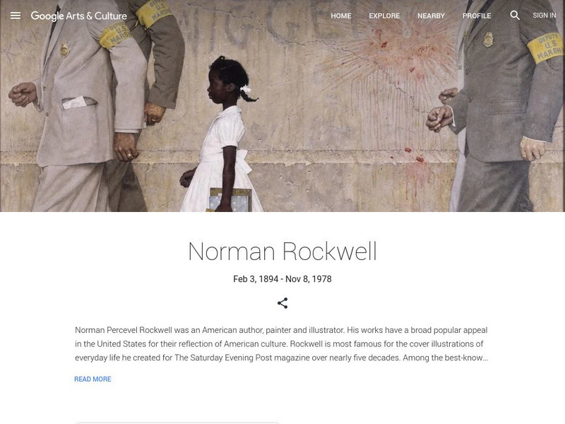 Google Cultural Institute: Norman Rockwell Handout
