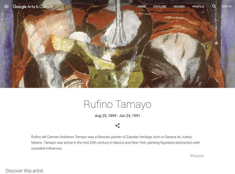 Google Cultural Institute: Rufino Tamayo Handout
