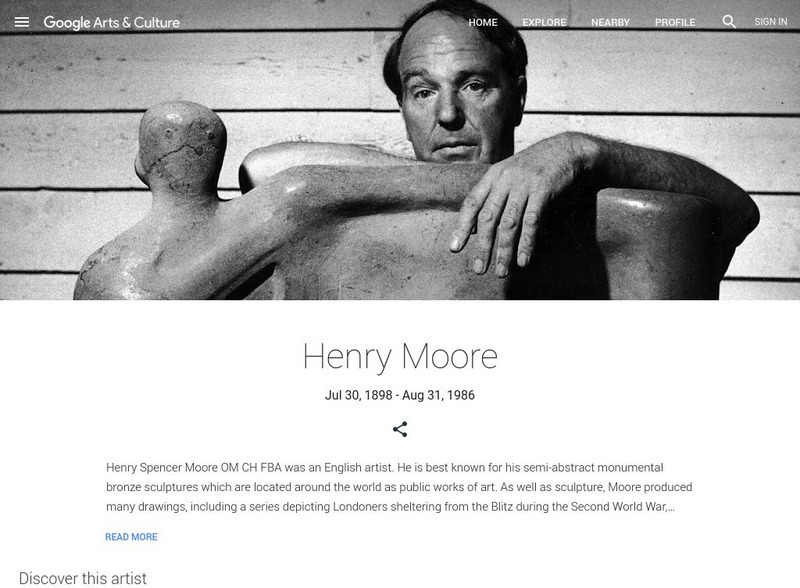 Google Cultural Institute: Henry Moore Handout