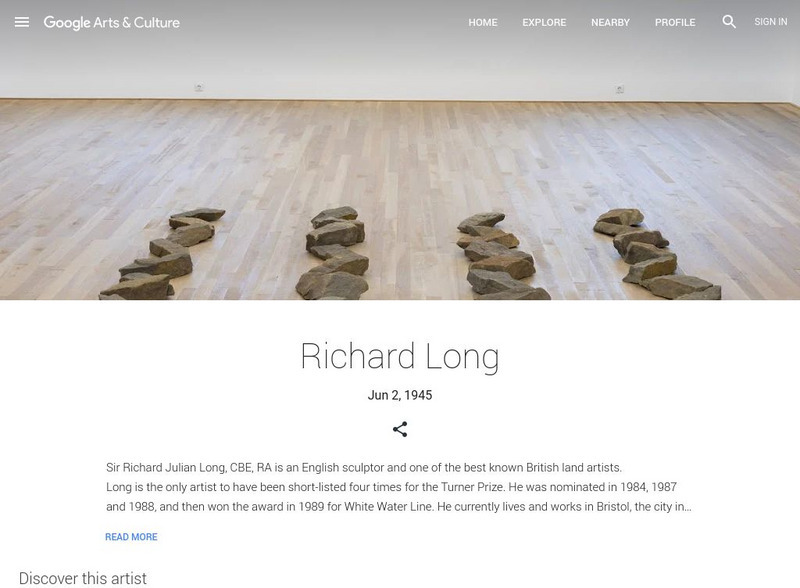 Google Cultural Institute: Richard Long Handout